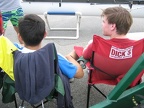 Chillin  before the Men s Varsity 8